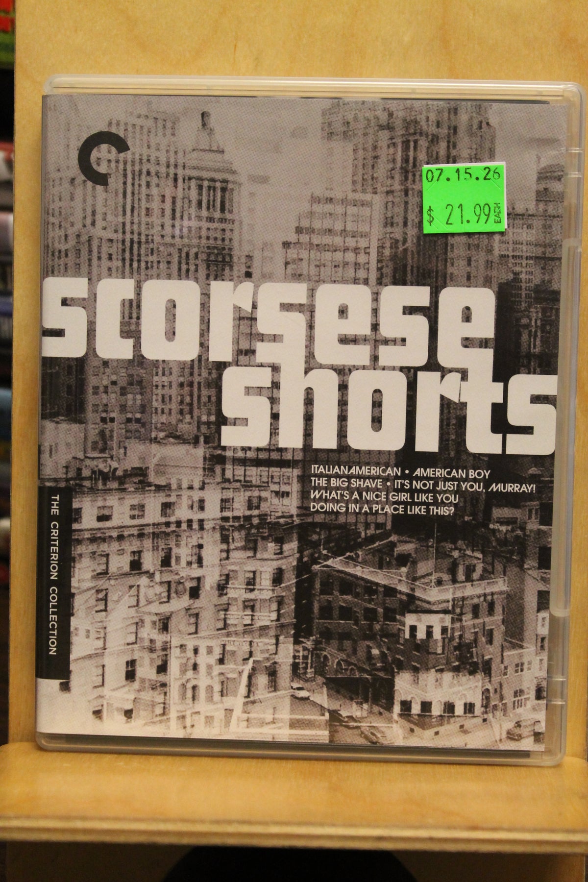 Scorsese Shorts Blu-ray