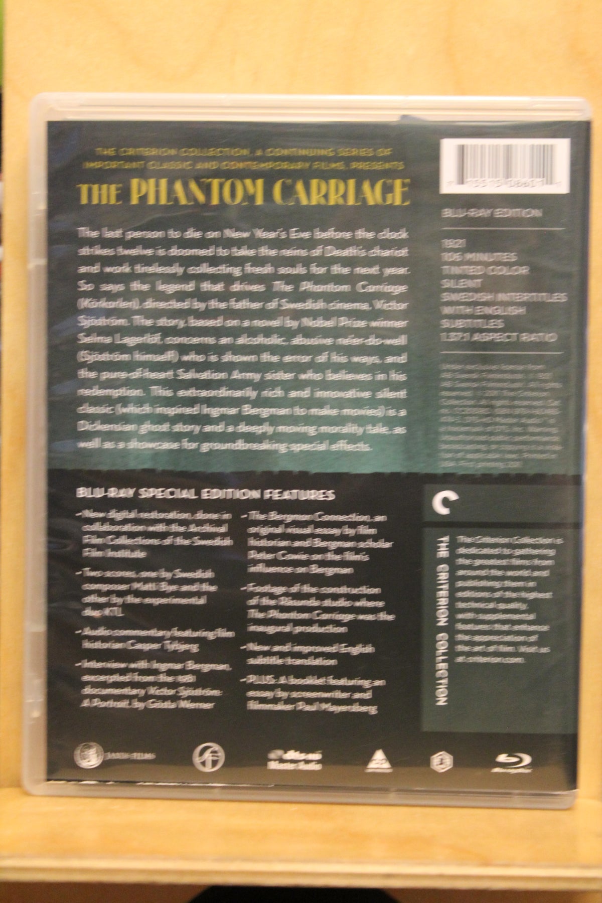 The Phantom Carriage Blu-ray