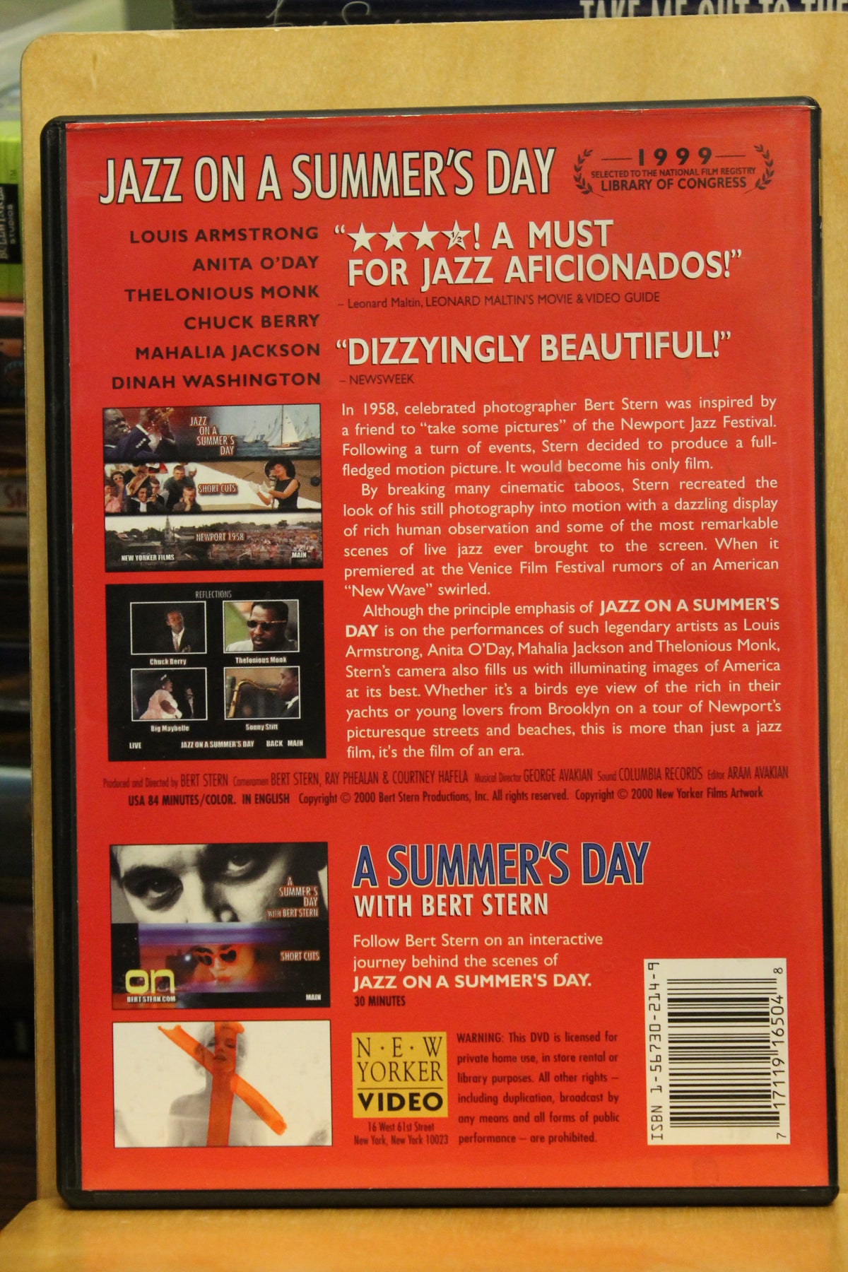 Jazz on a Summer's Day DVD