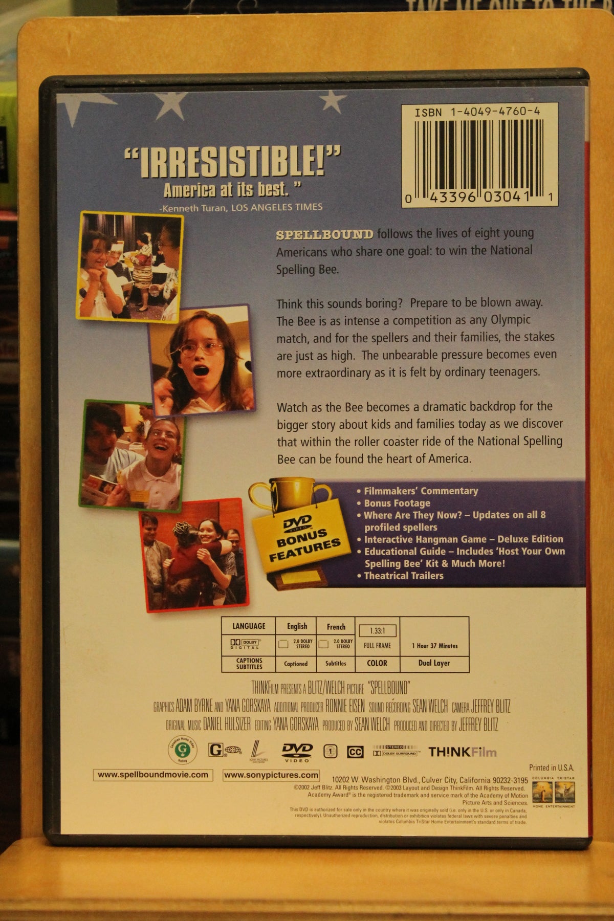 Spellbound DVD