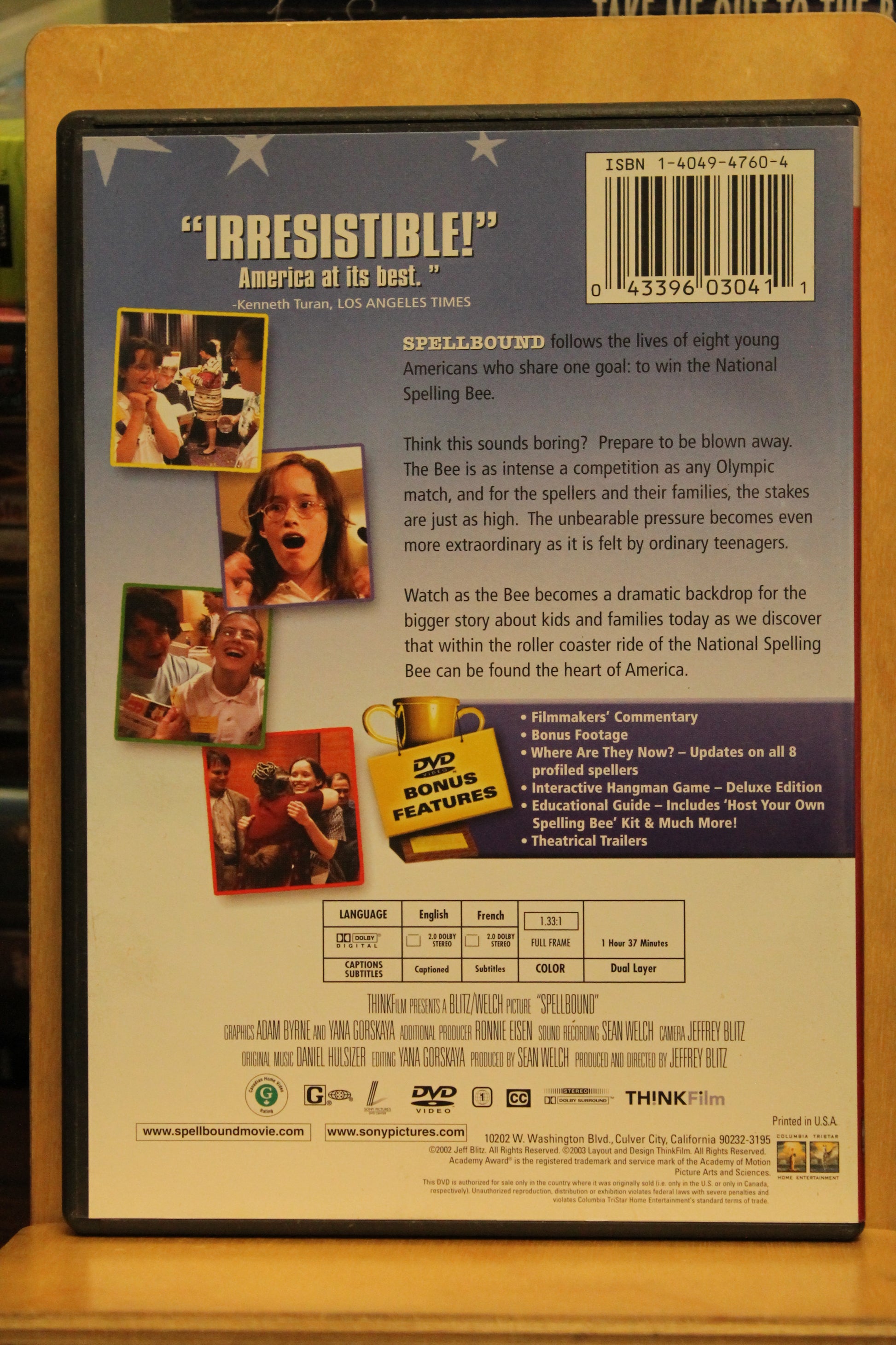 Spellbound DVD