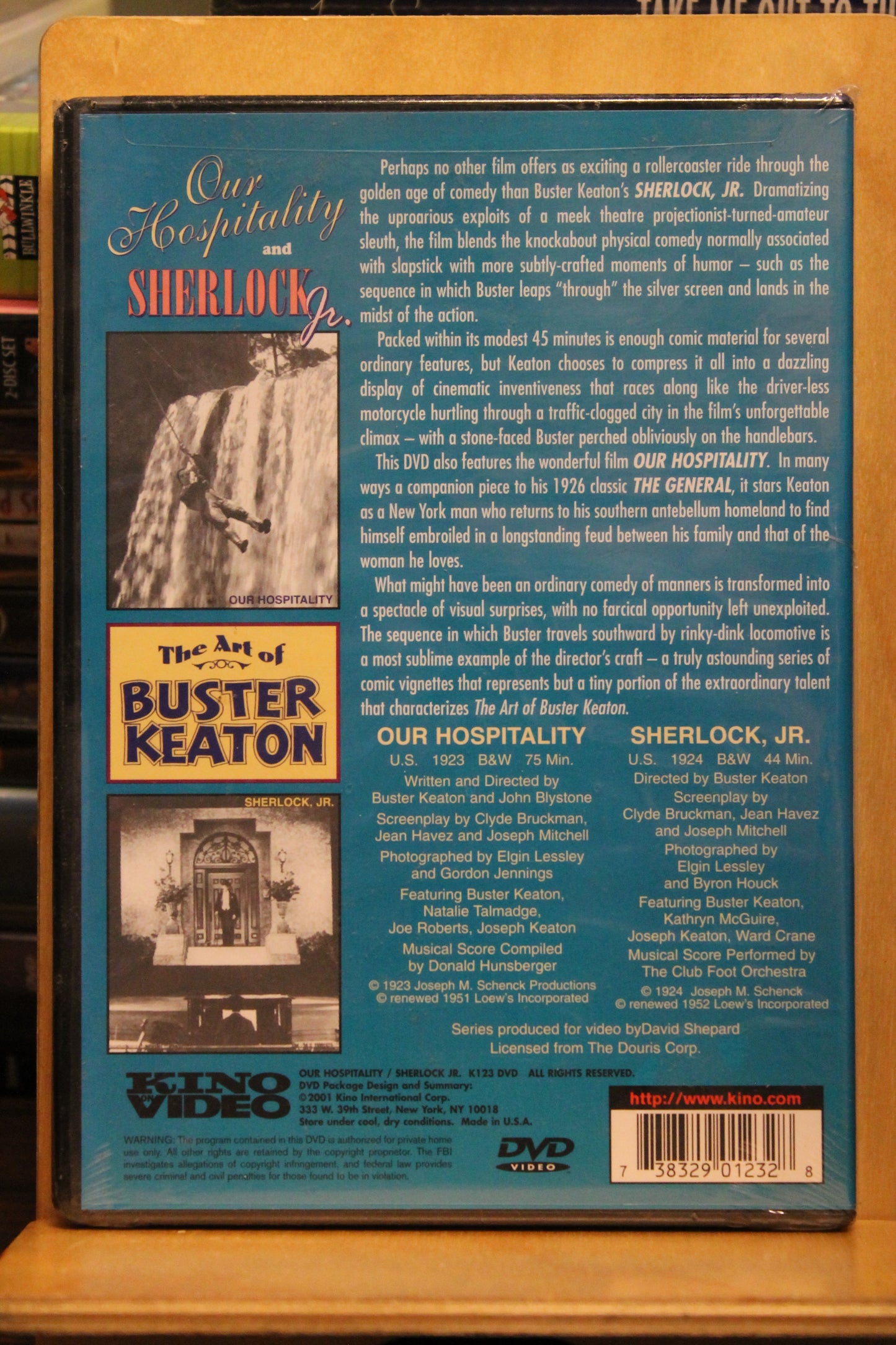 Our Hospitality and Sherlock Jr. DVD