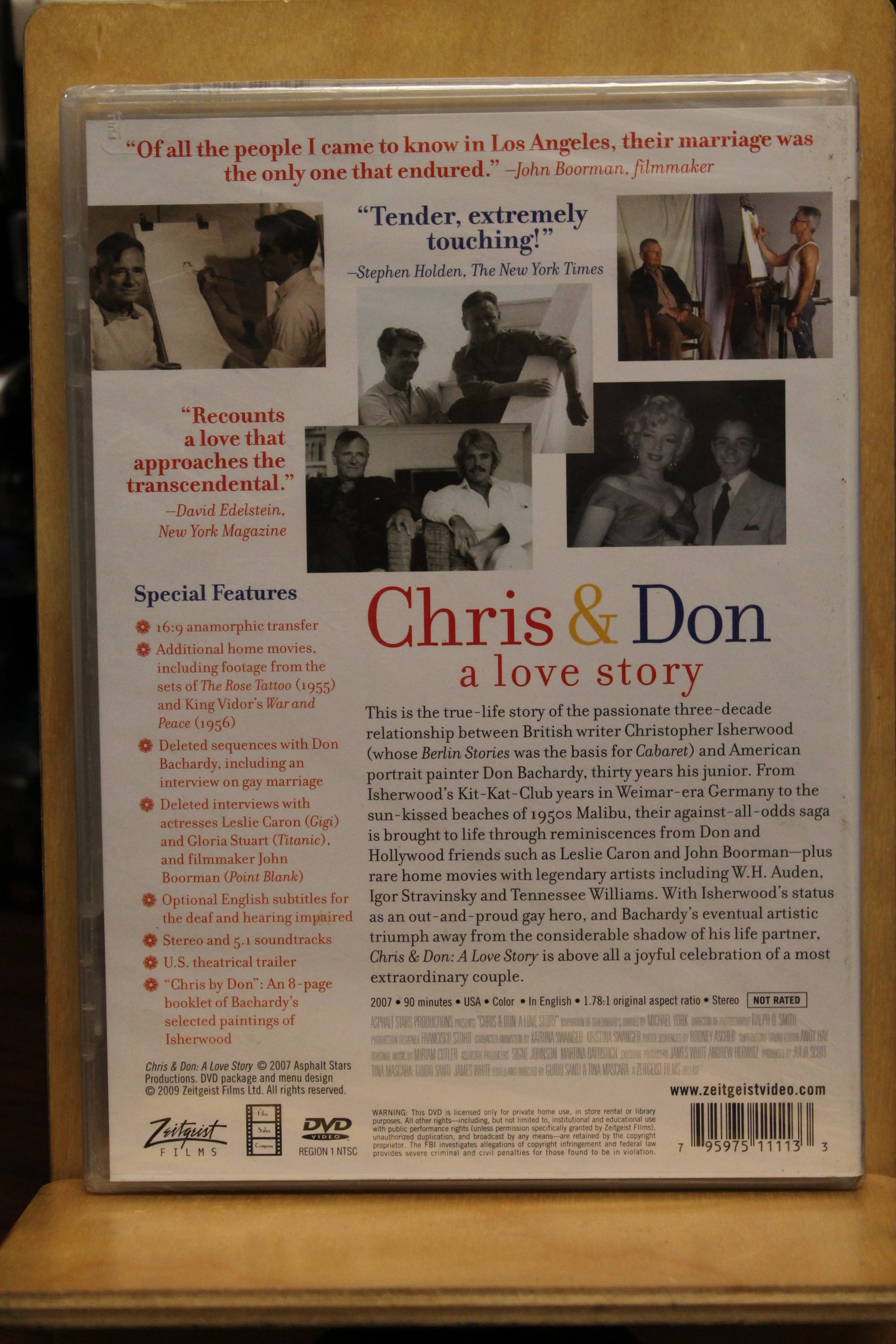 Chris & Don: A Love Story DVD