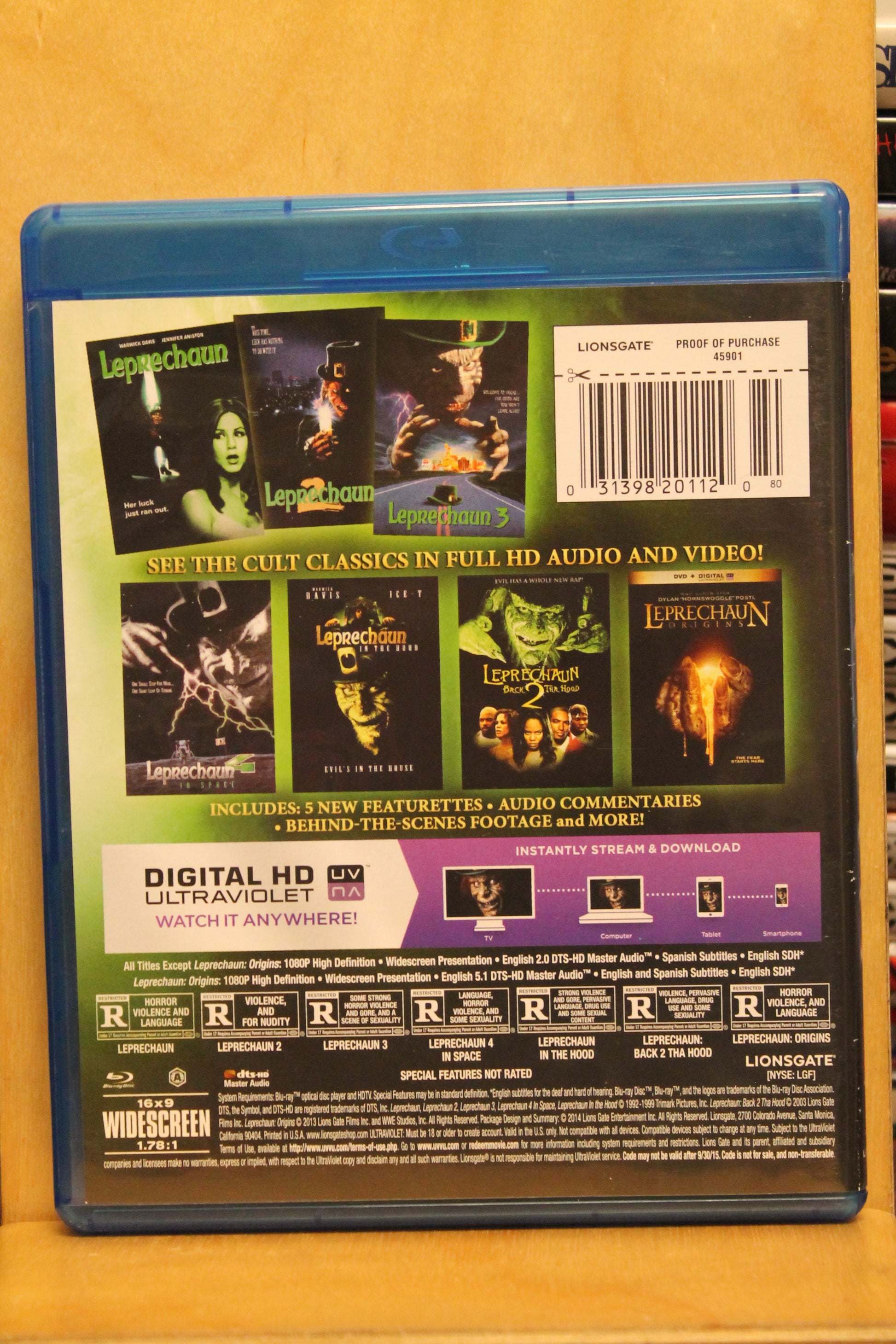 Leprechaun: The Complete Movie Collection Blu-ray