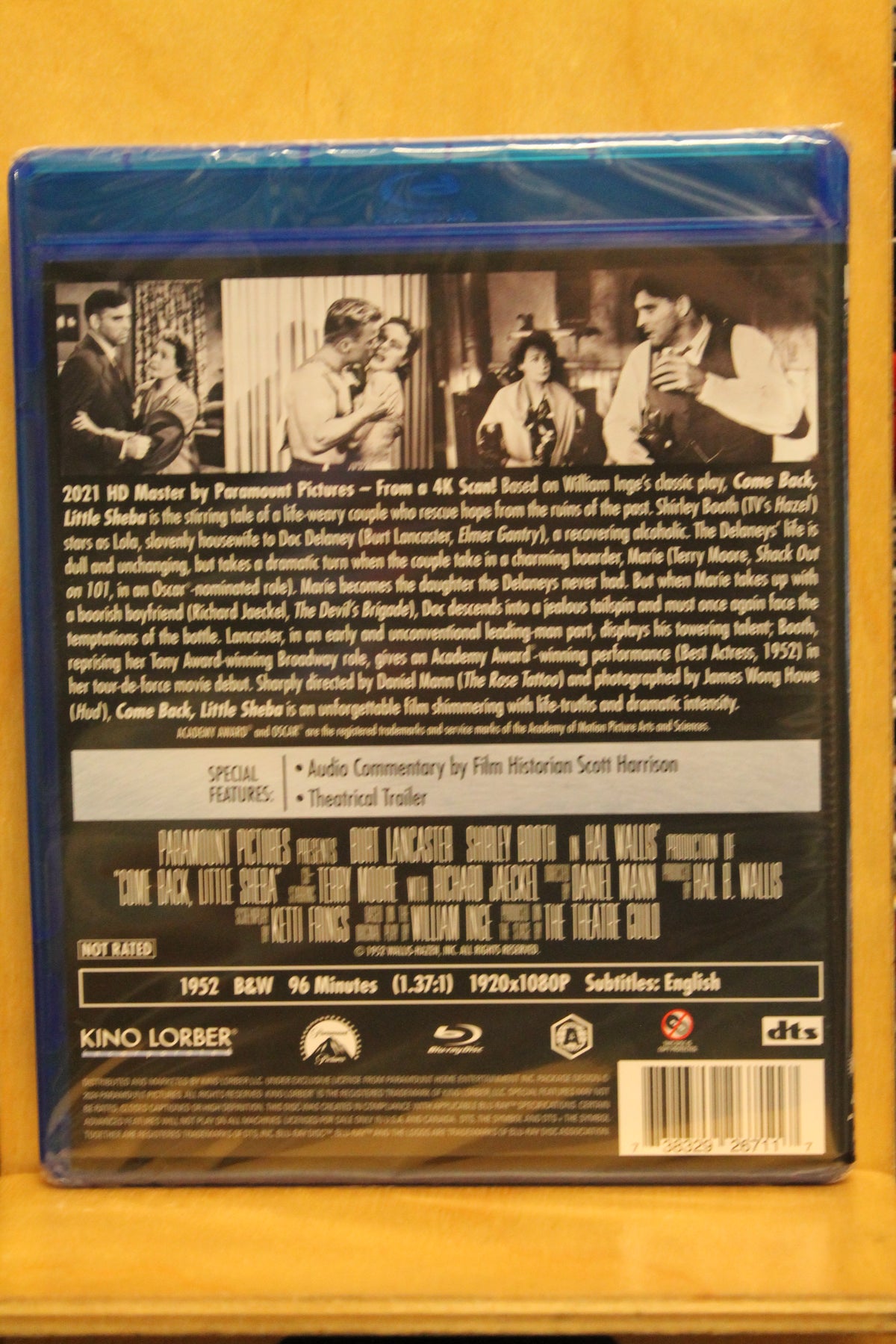 Come Back, Little Sheba Blu-ray