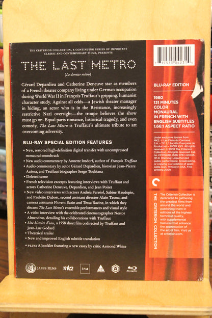 The Last Metro Blu-ray