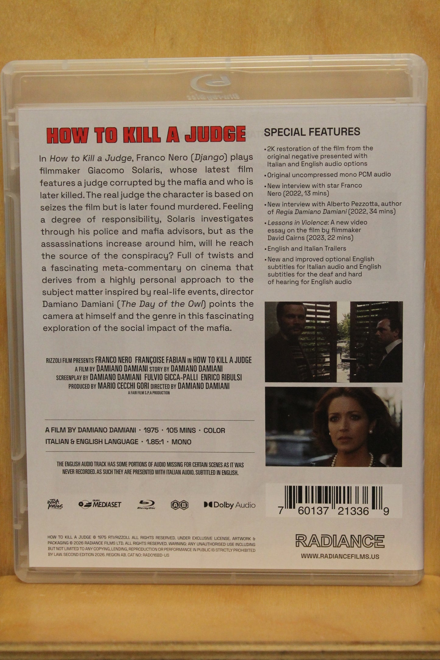 How to Kill a Judge Blu-ray