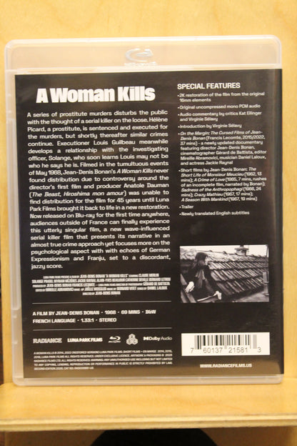 A Woman Kills Blu-ray