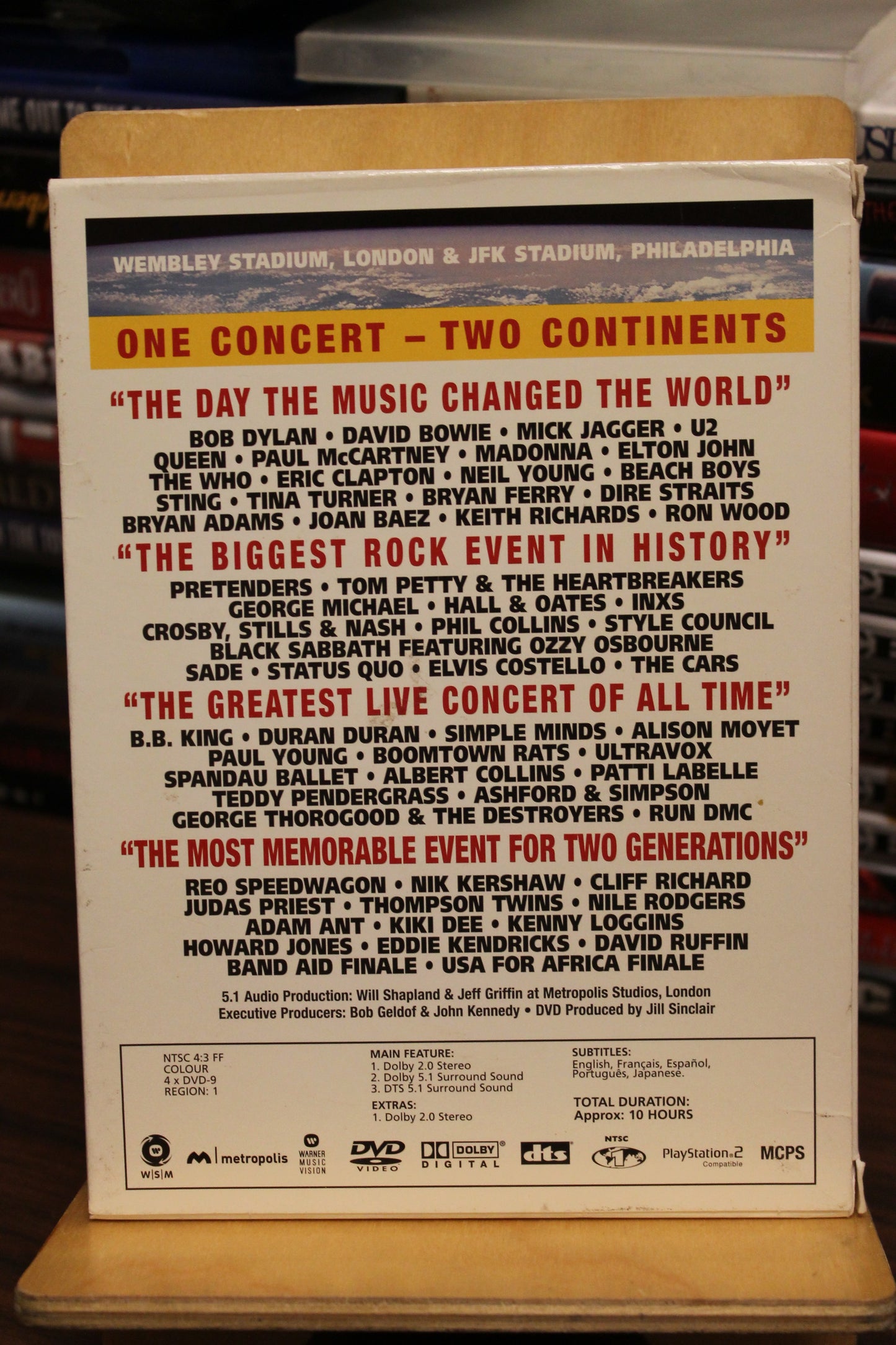 Live Aid DVD