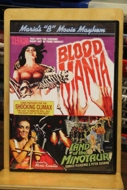 Blood Mania / Land of the Minotaur DVD