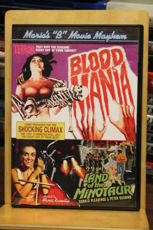 Blood Mania / Land of the Minotaur DVD
