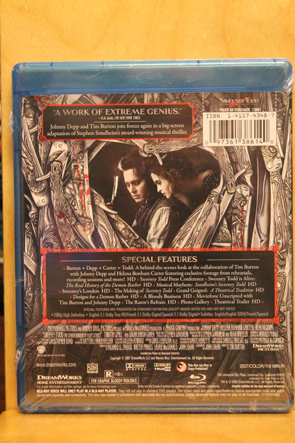Sweeney Todd: The Demon Barber of Fleet Street Blu-ray