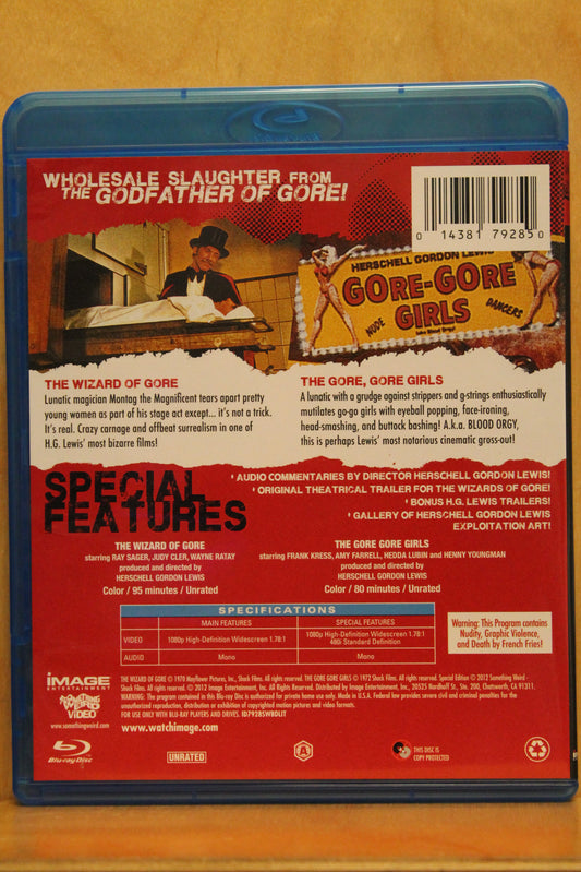 The Wizard of Gore / The Gore Gore Girls Blu-ray