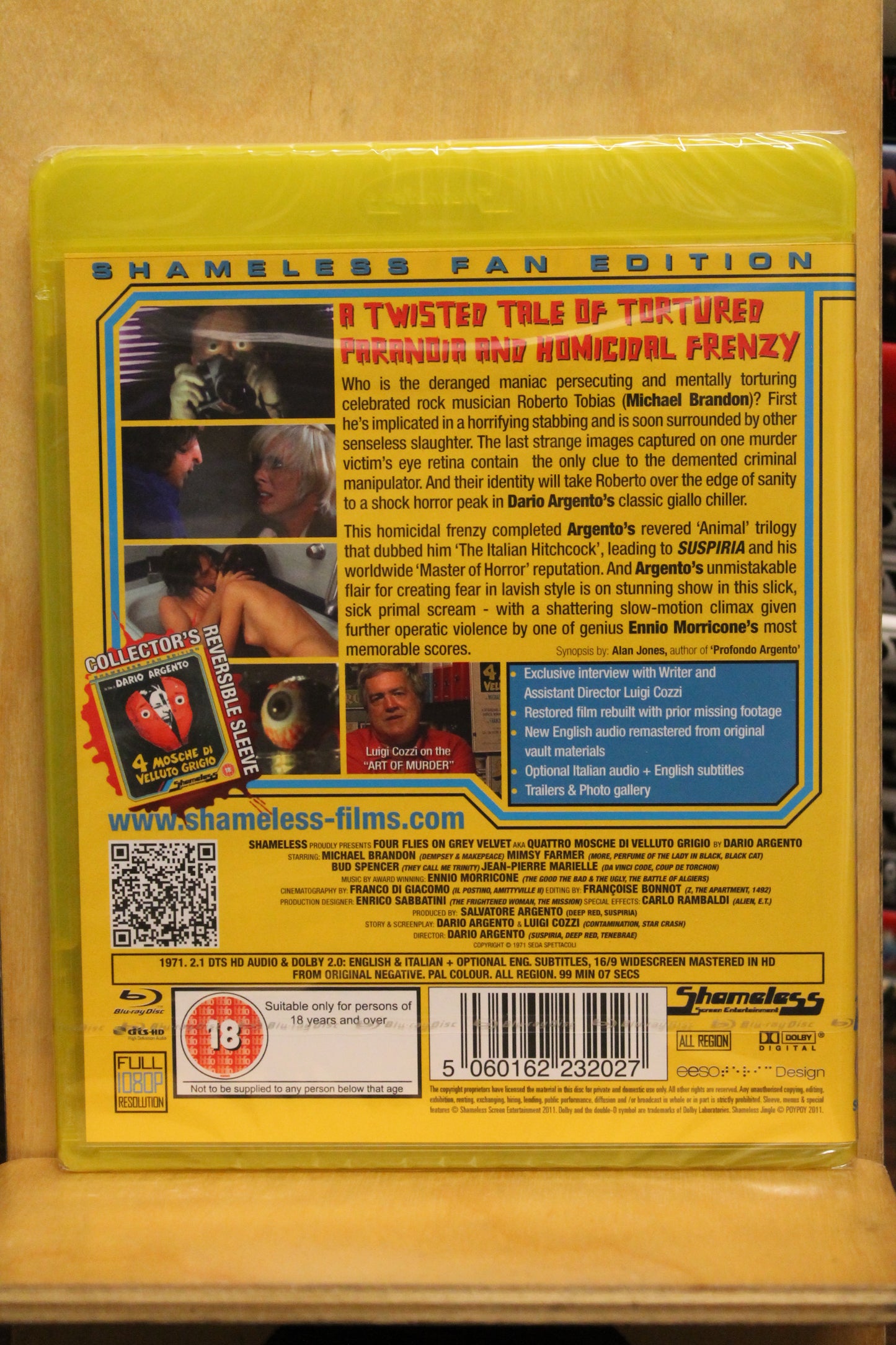 Four Flies on Grey Velvet Blu-ray