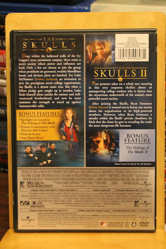 The Skulls / The Skulls II DVD