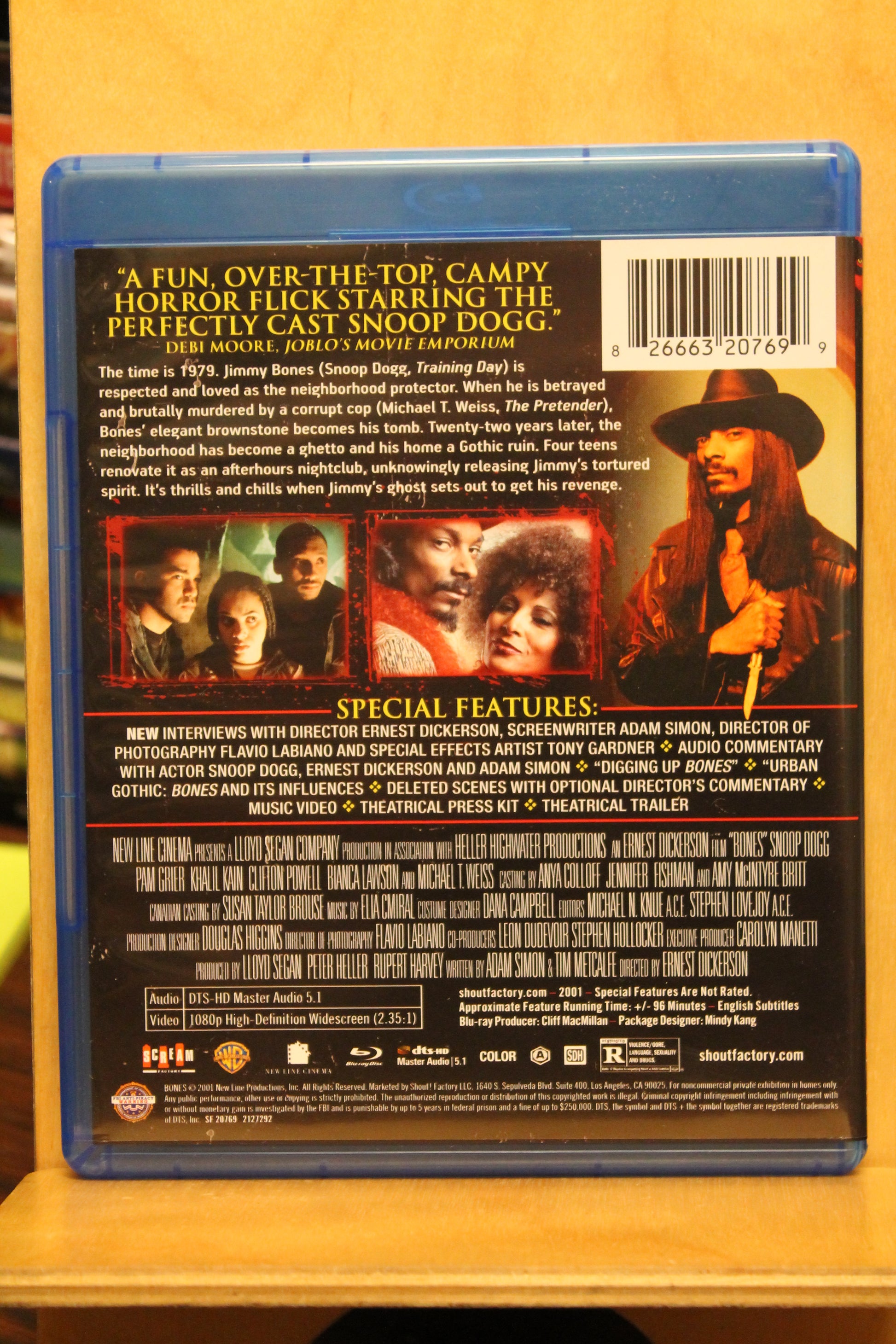 Bones Blu-ray