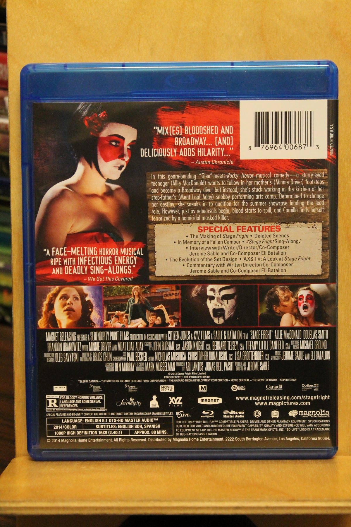Stage Fright Blu-ray