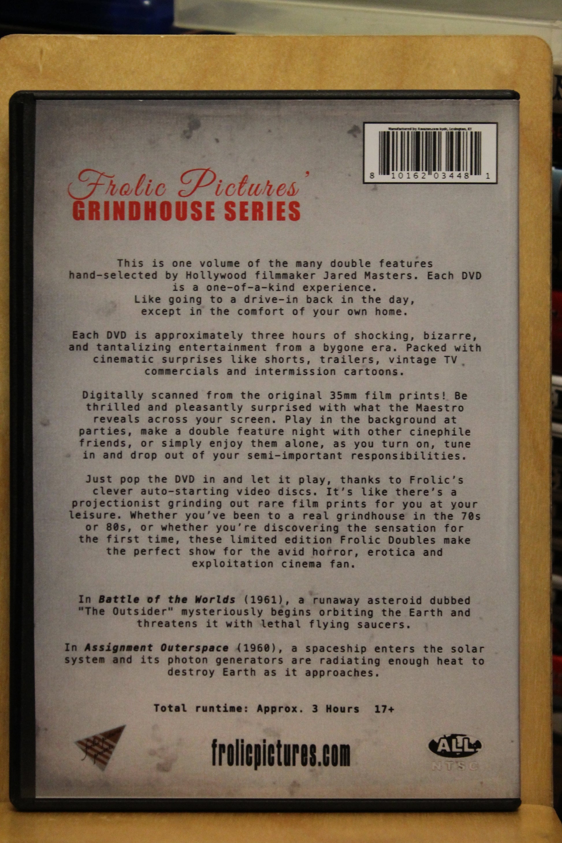 Battle of the Worlds / Assignment: Outer Space DVD