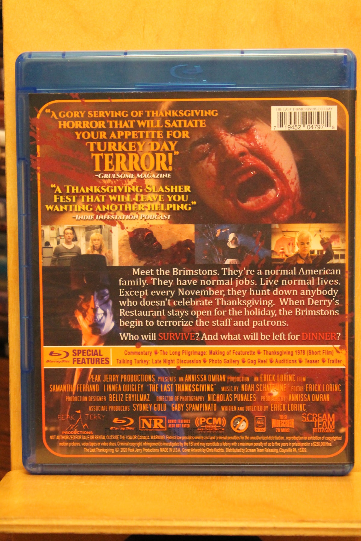 The Last Thanksgiving Blu-ray