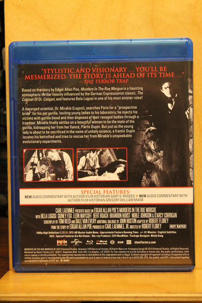 Murders in the Rue Morgue Blu-ray