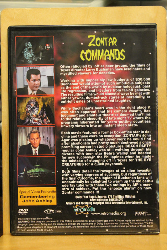 Zontar: Thing from Venus / The Eye Creatures DVD