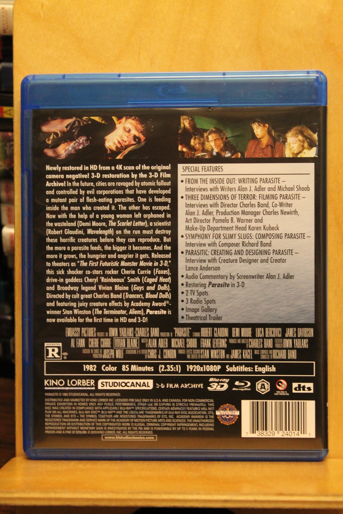 Parasite Blu-ray