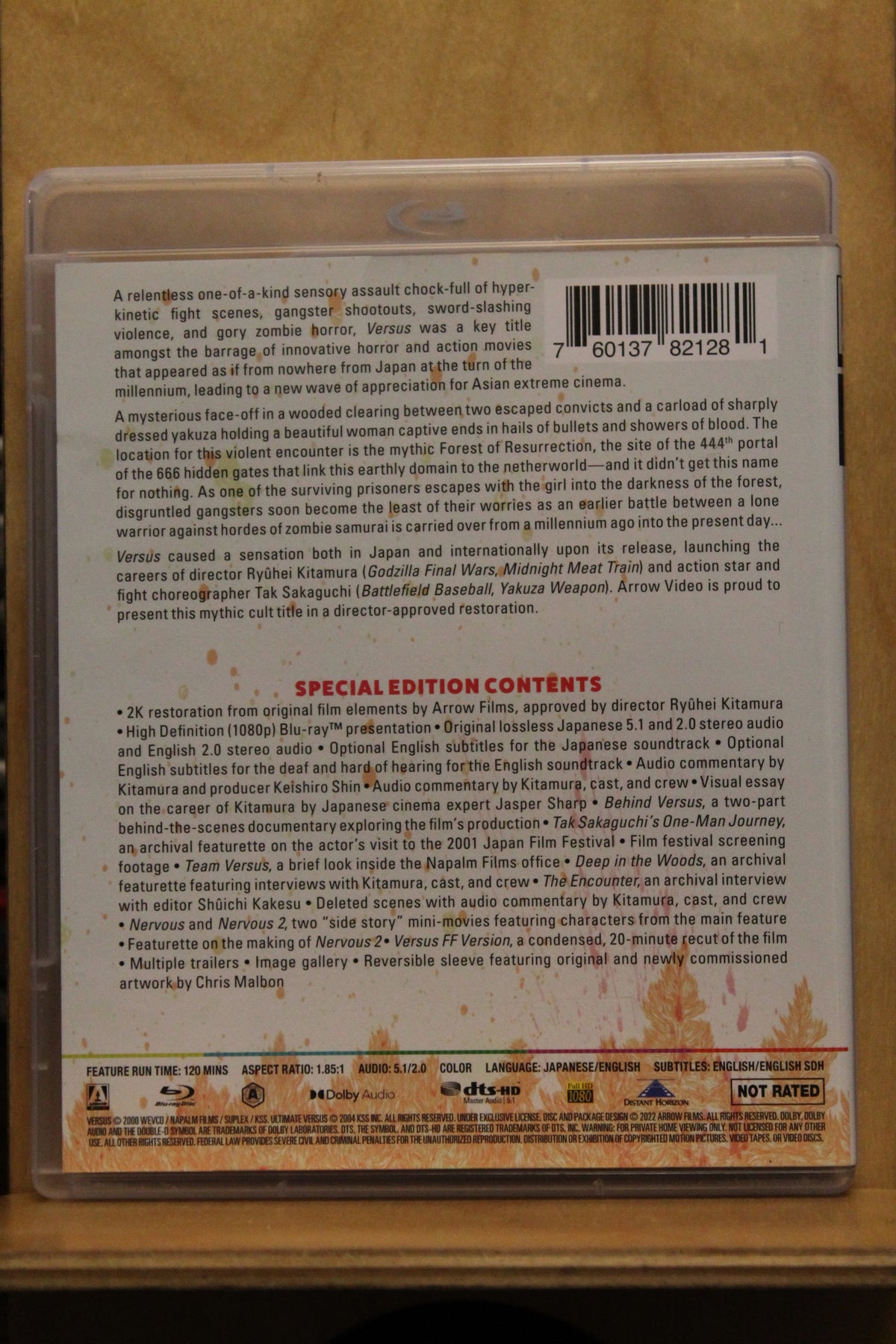 Versus Blu-ray