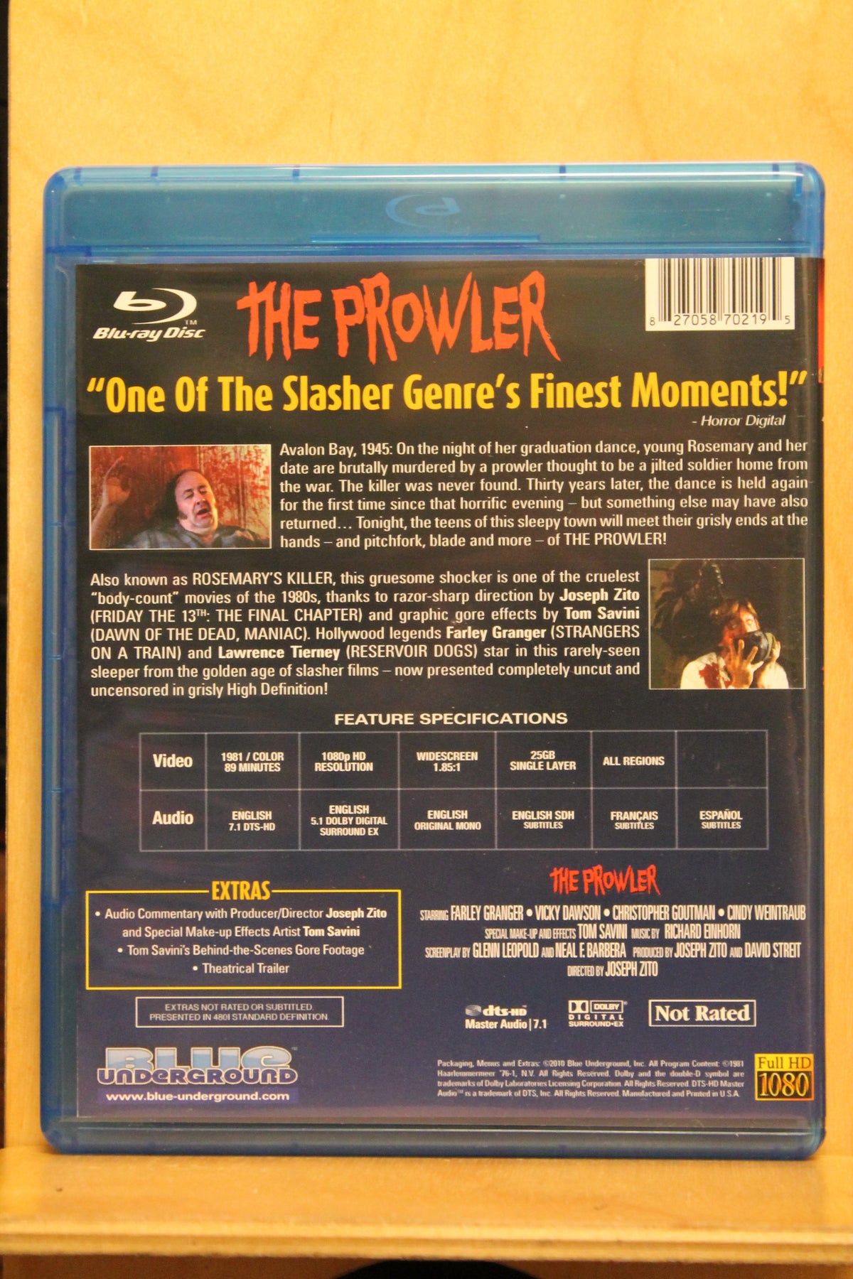 The Prowler Blu-ray