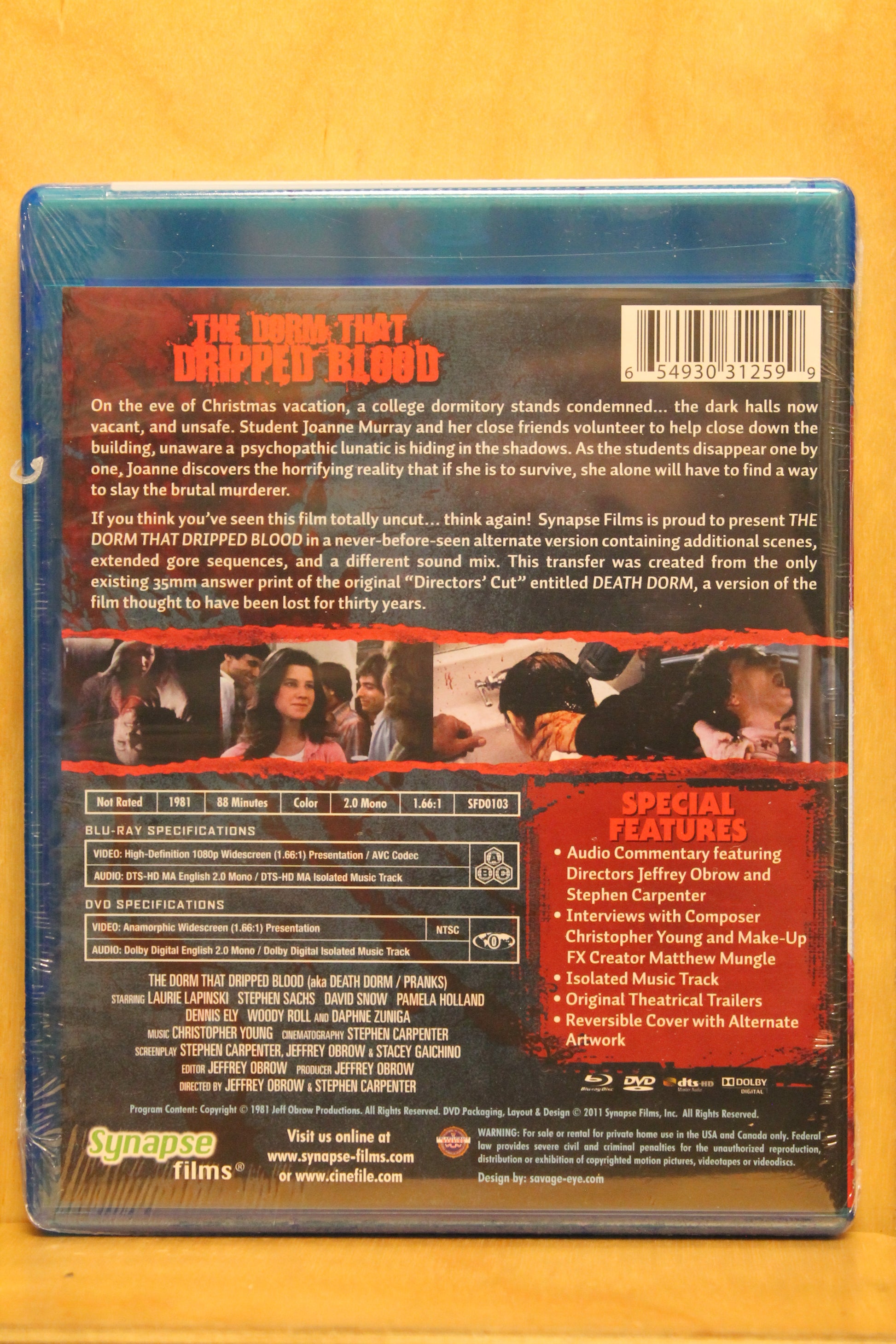 The Dorm That Dripped Blood Blu-ray