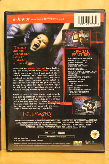 Ginger Snaps DVD