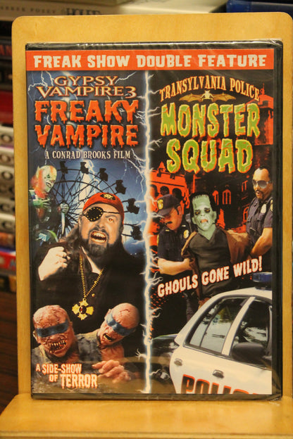 Freak Show Double Feature: Gypsy Vampire 3 / Transylvania Police Monster Squad DVD