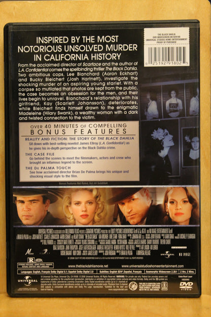 The Black Dahlia DVD
