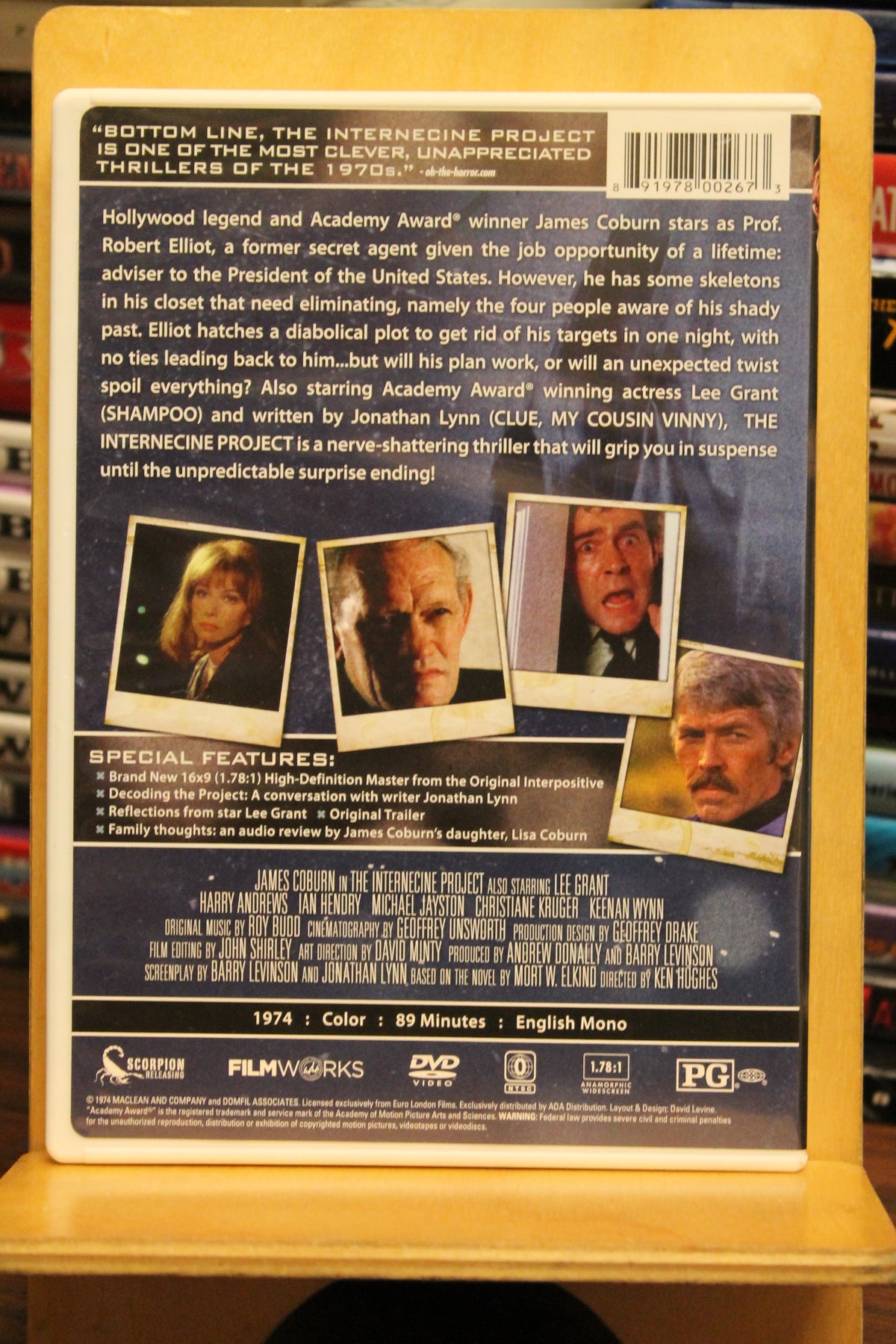 The Internecine Project DVD