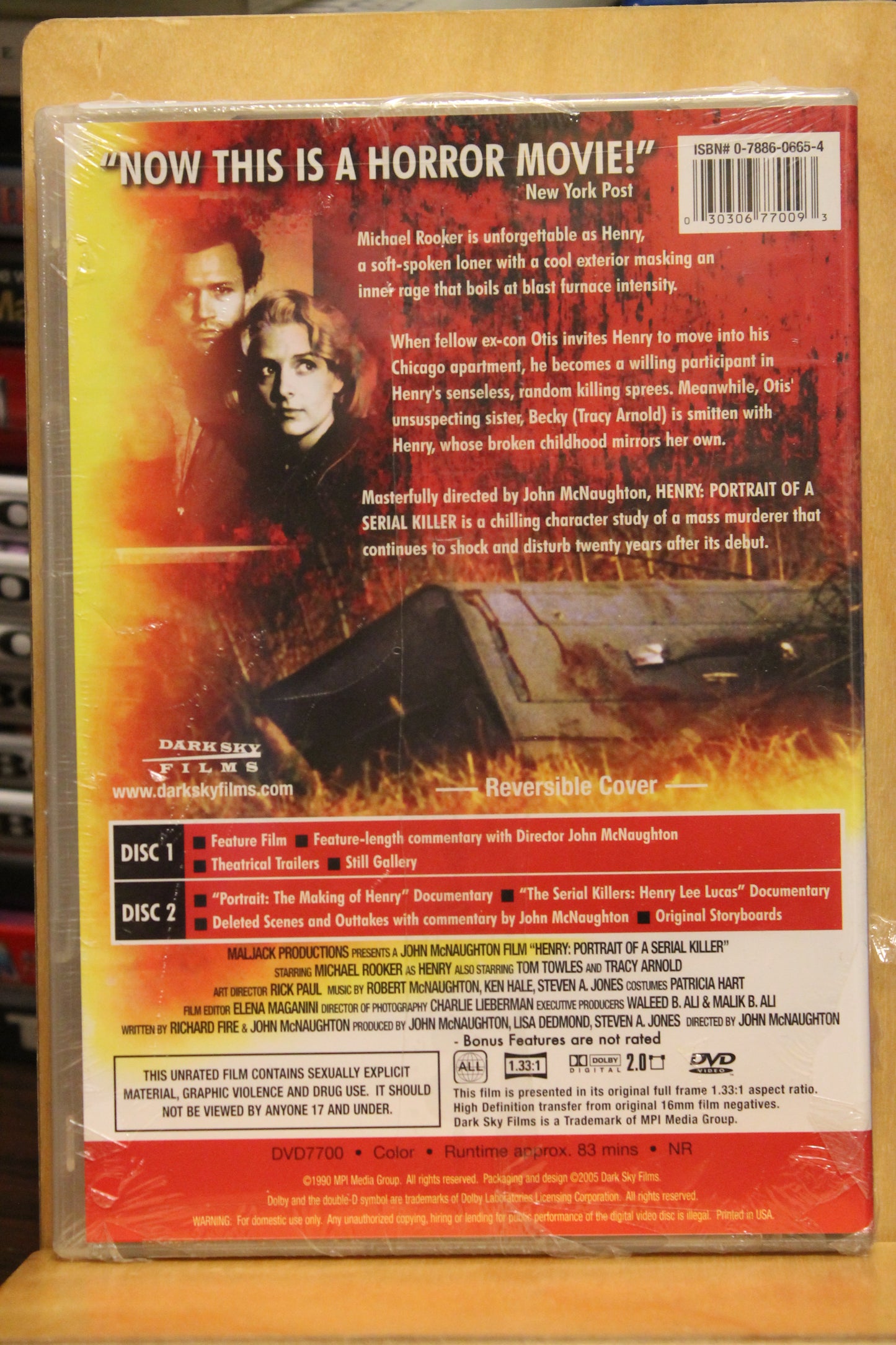 Henry: Portrait of a Serial Killer DVD