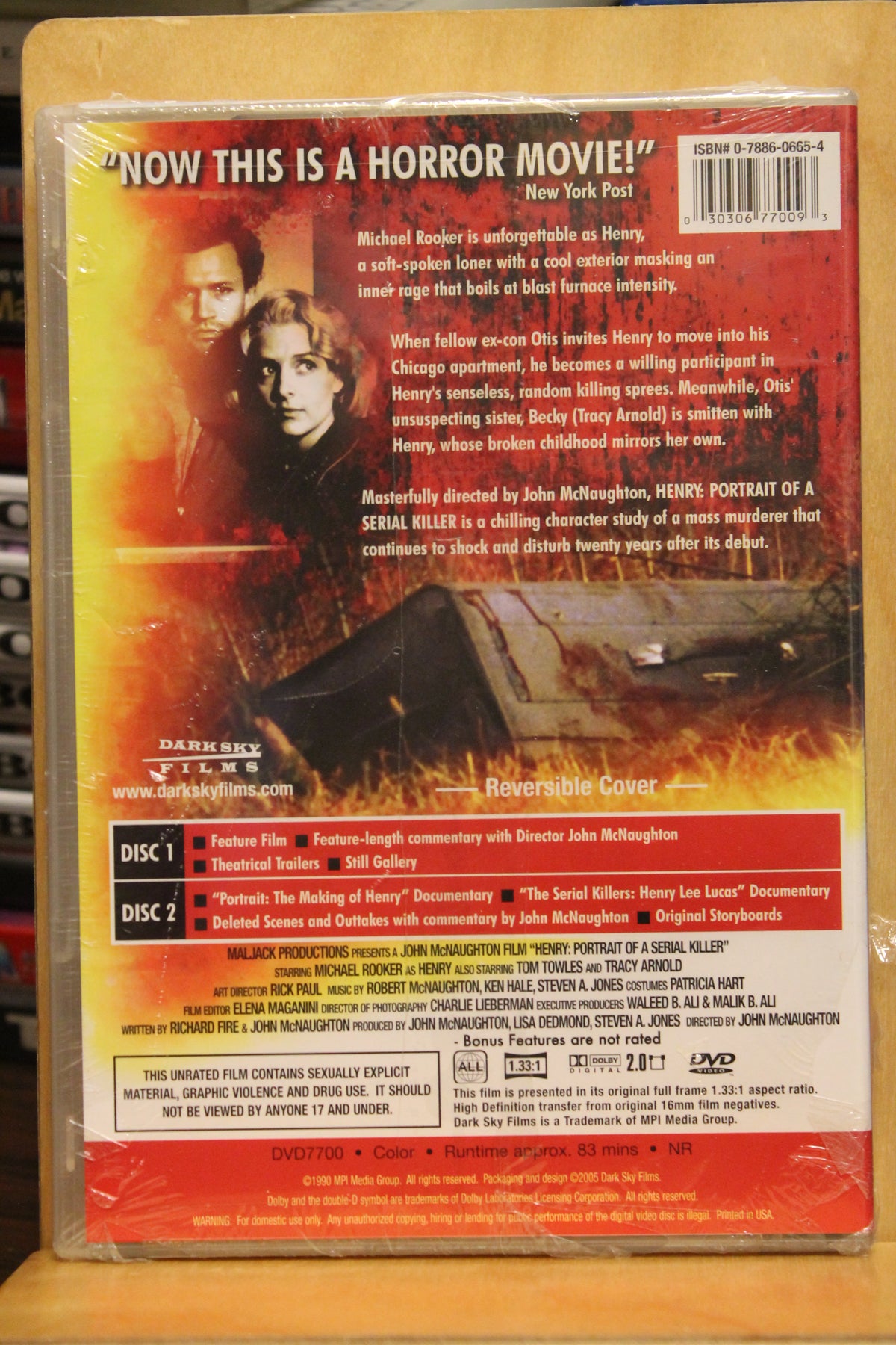 Henry: Portrait of a Serial Killer DVD