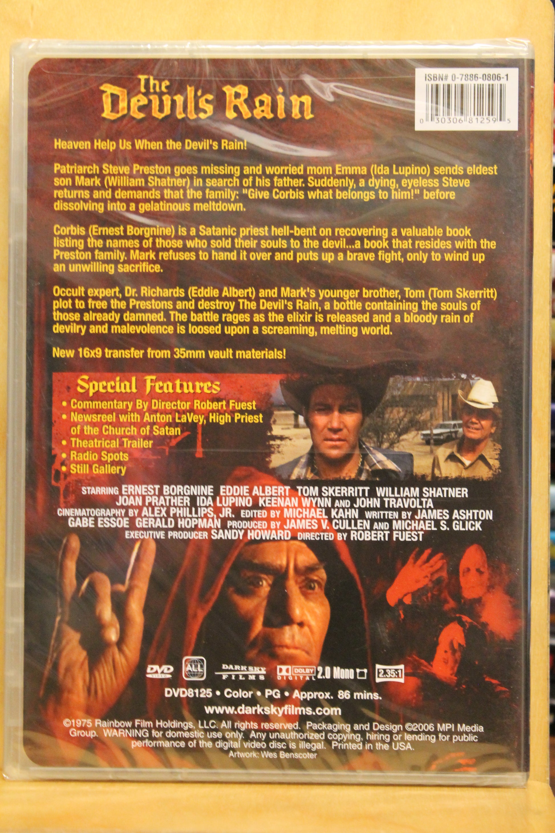 The Devil’s Rain DVD