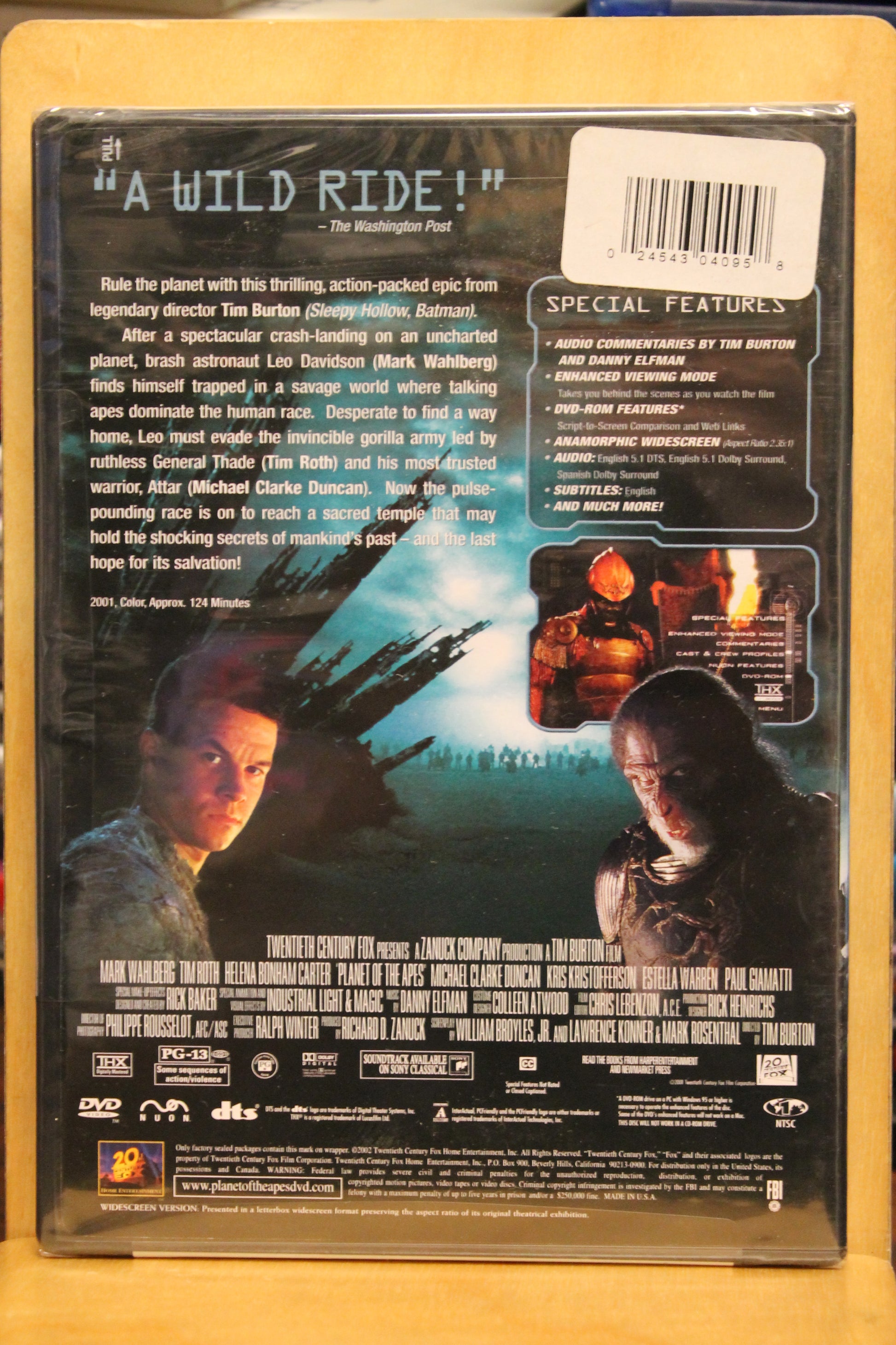 Planet of the Apes DVD