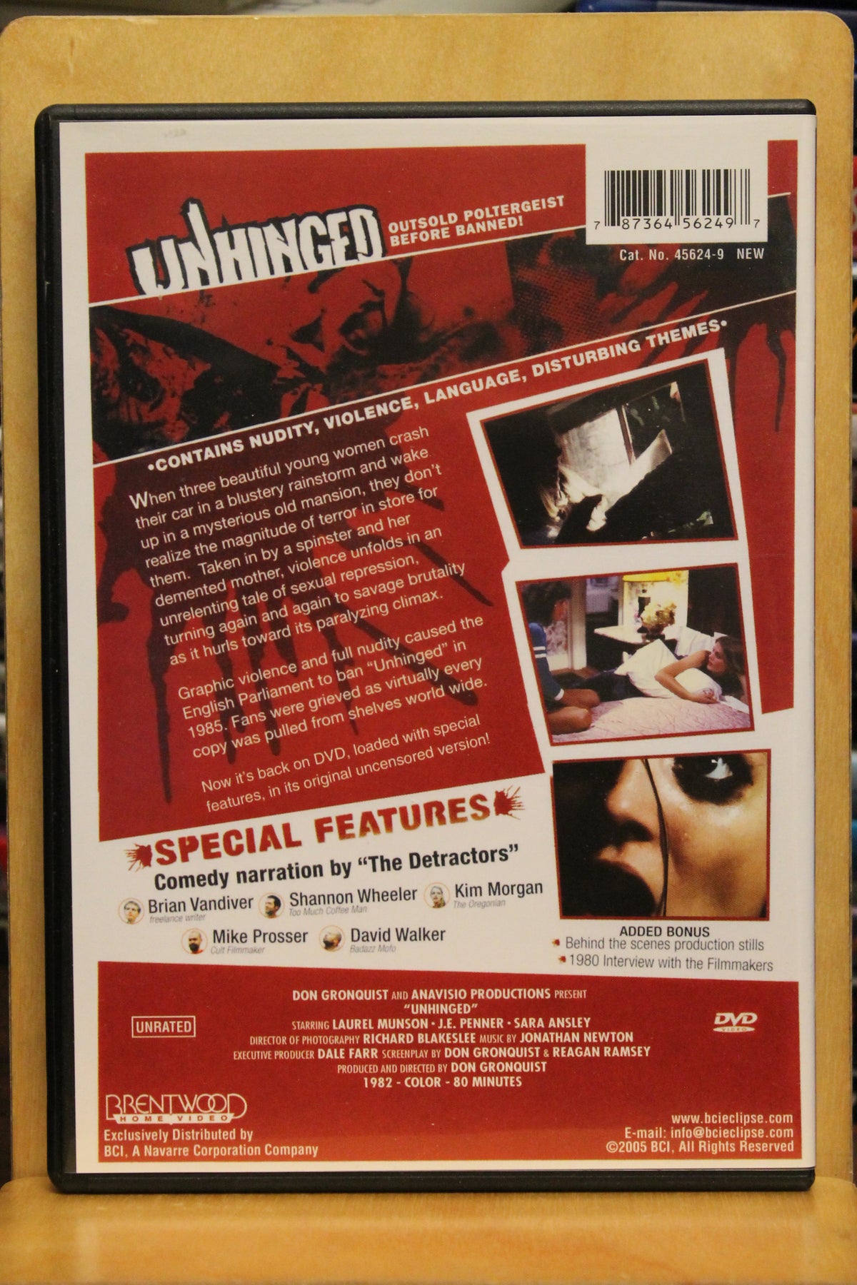 Unhinged DVD