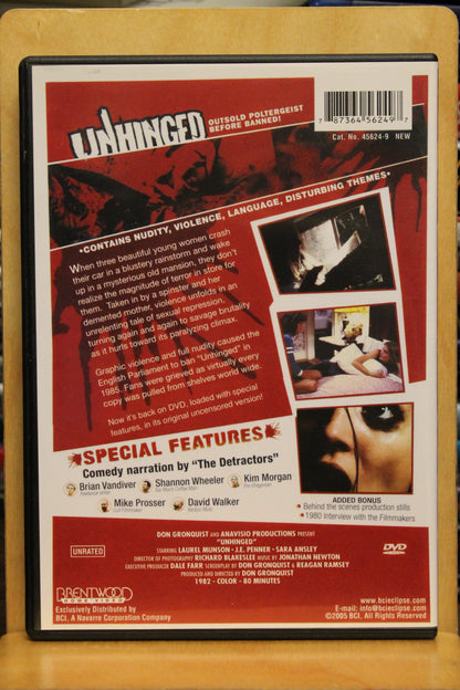 Unhinged DVD