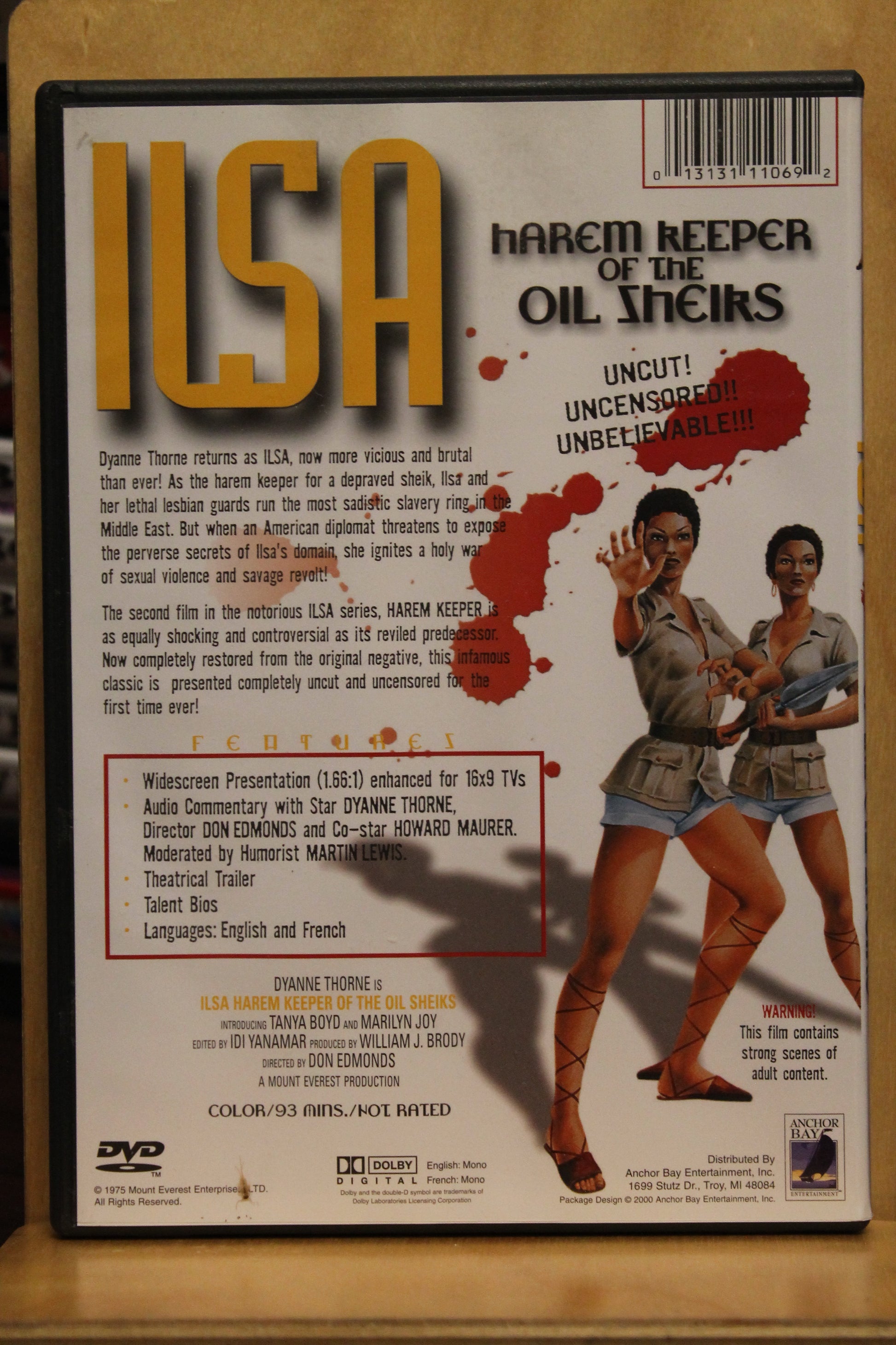 Ilsa: Harem Keeper of the Oil Sheiks DVD