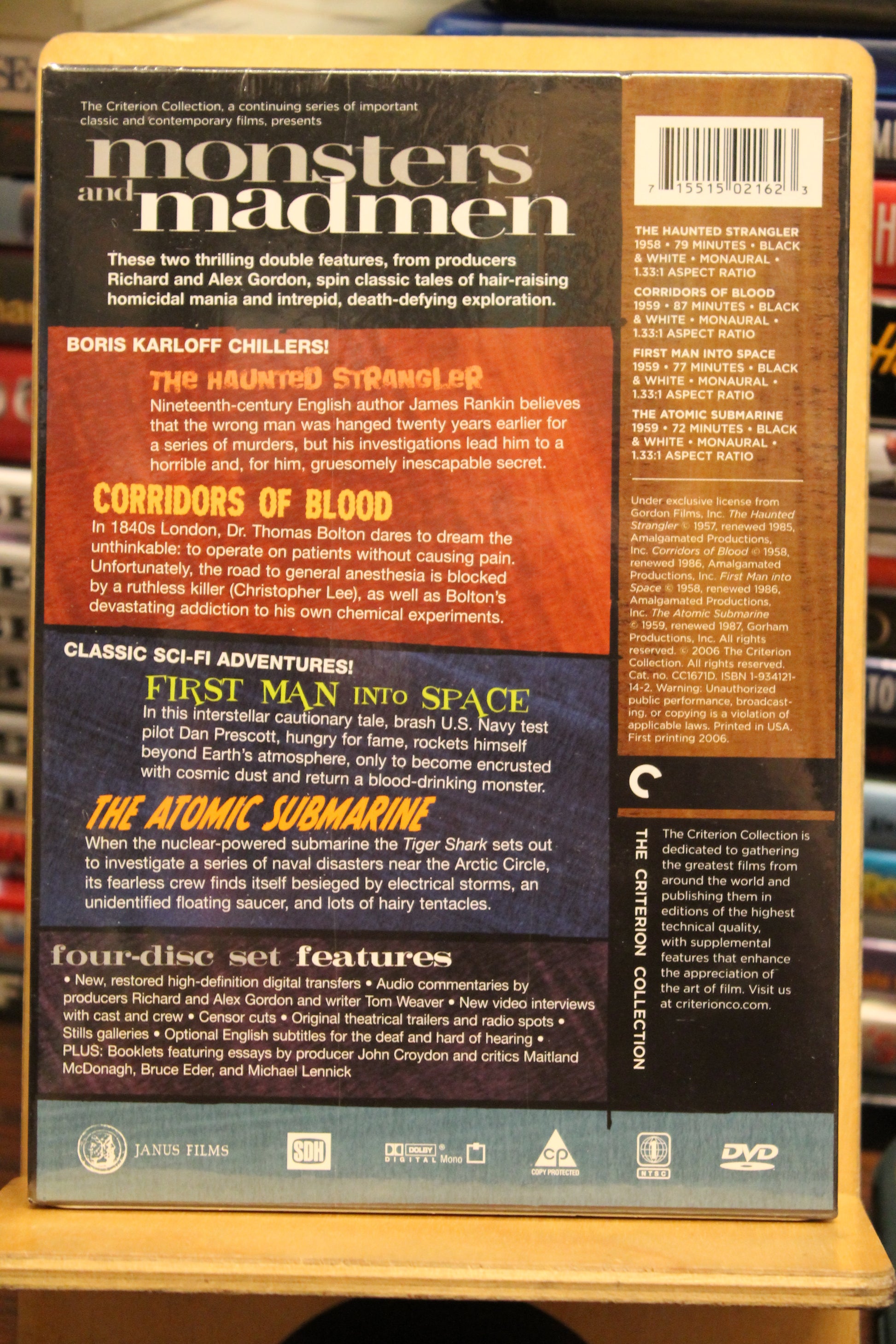Monsters and Madmen DVD
