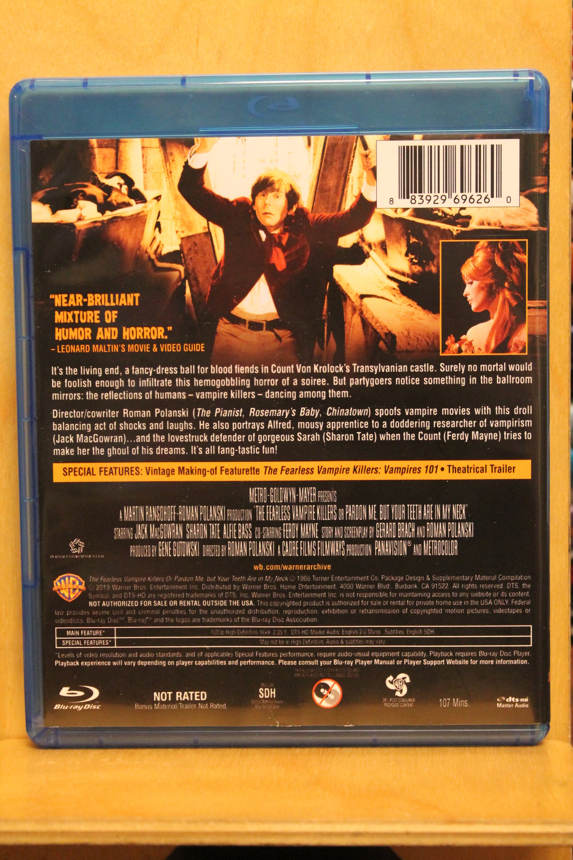 The Fearless Vampire Killers Blu-ray