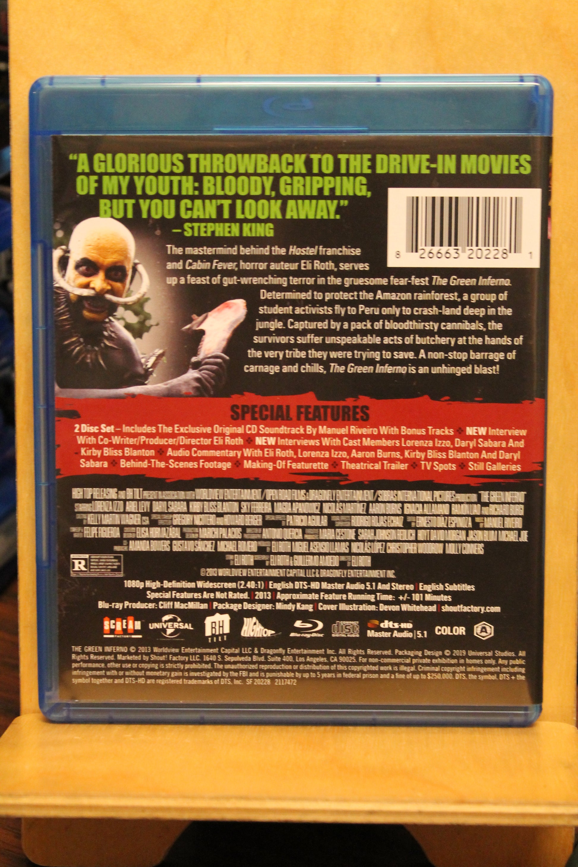 The Green Inferno Blu-ray
