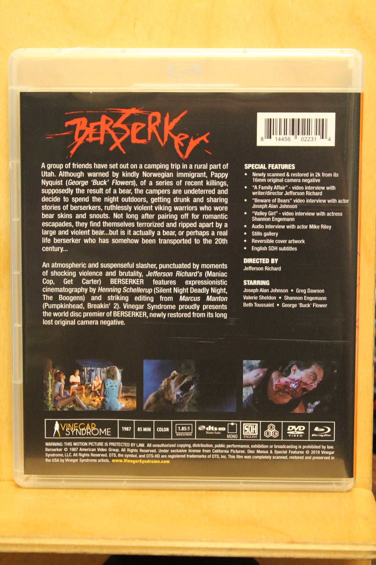 Berserker Blu-ray