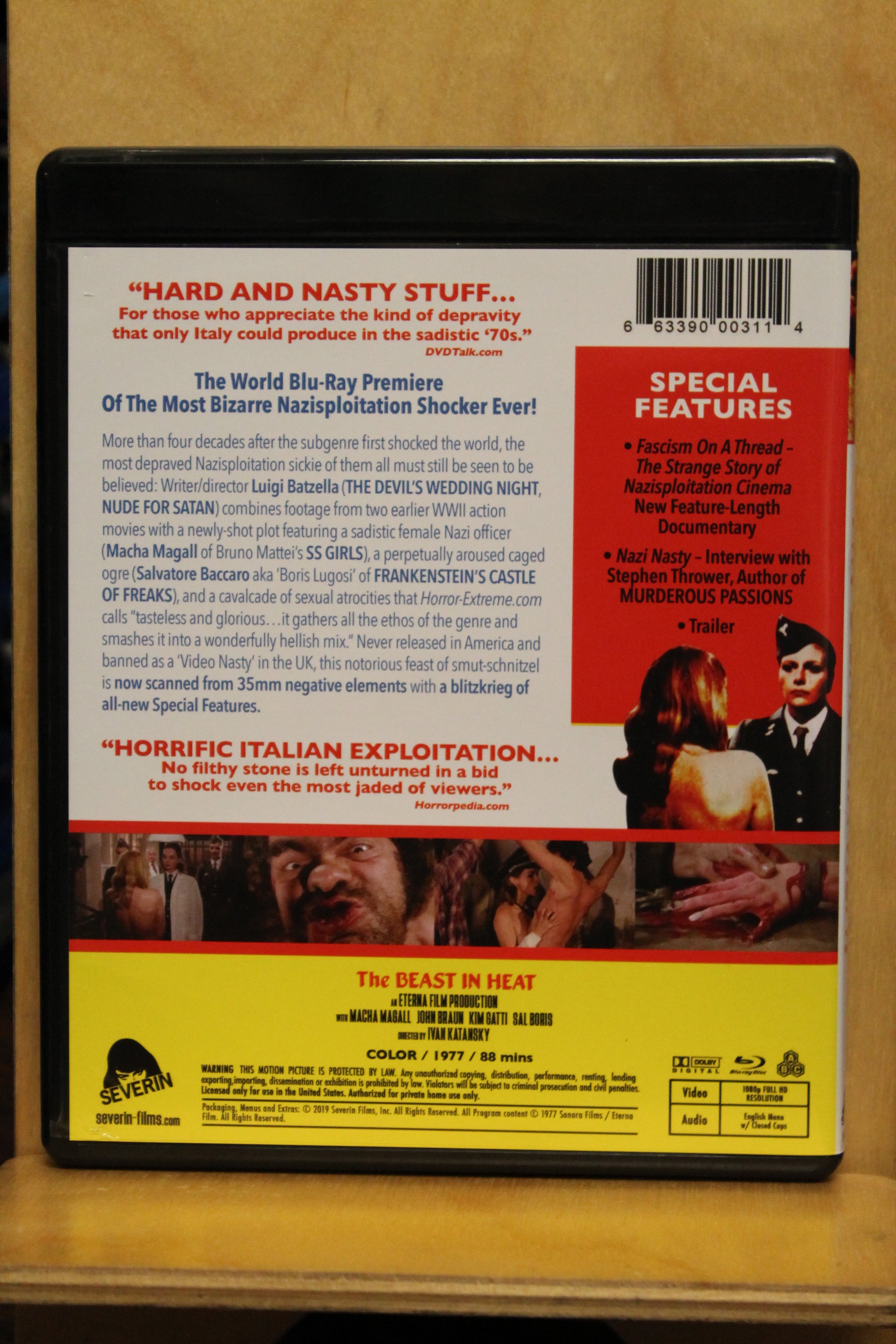 The Beast in Heat Blu-ray