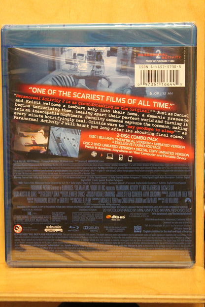 Paranormal Activity 2 Blu-ray
