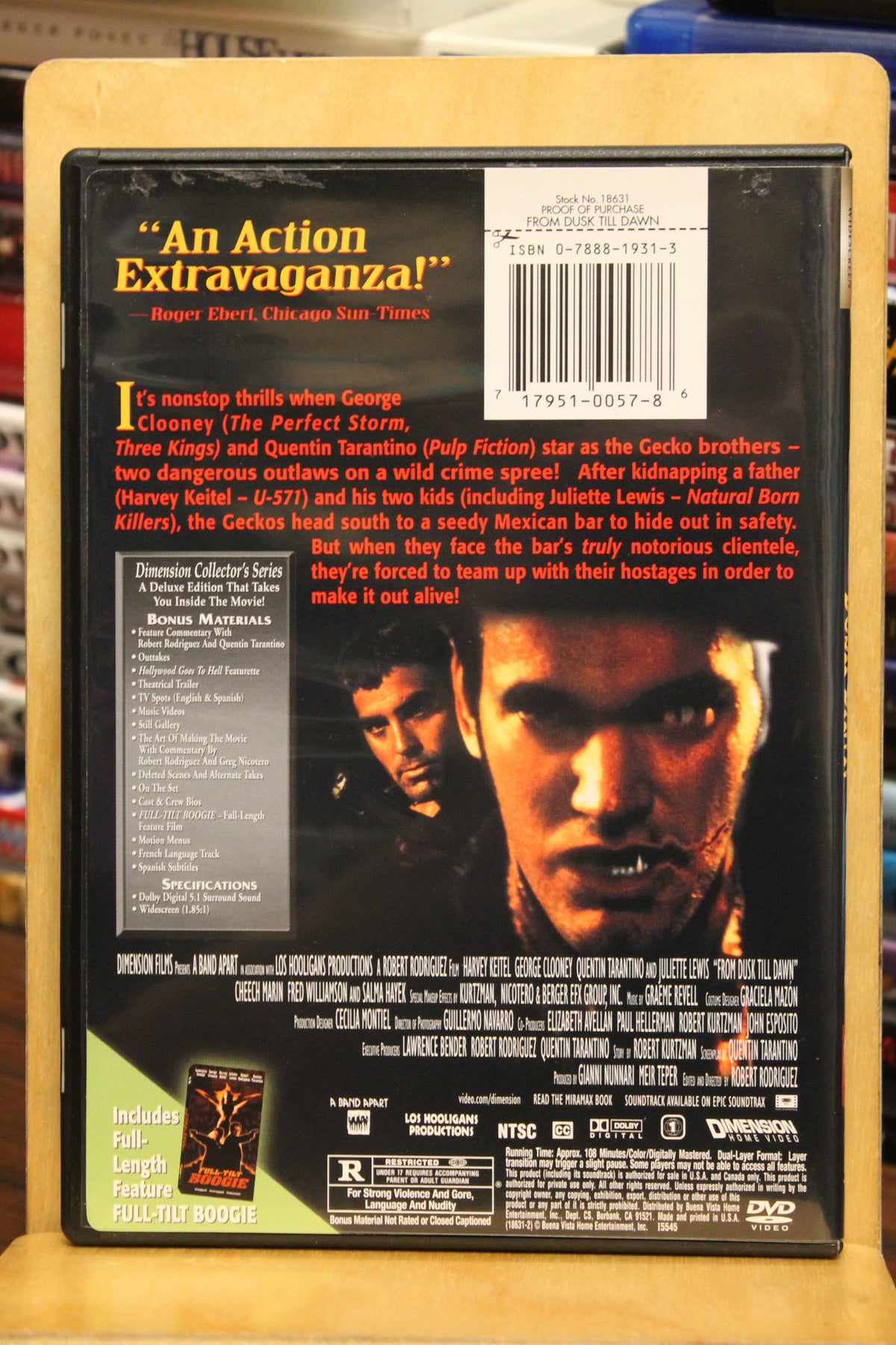 From Dusk Till Dawn DVD