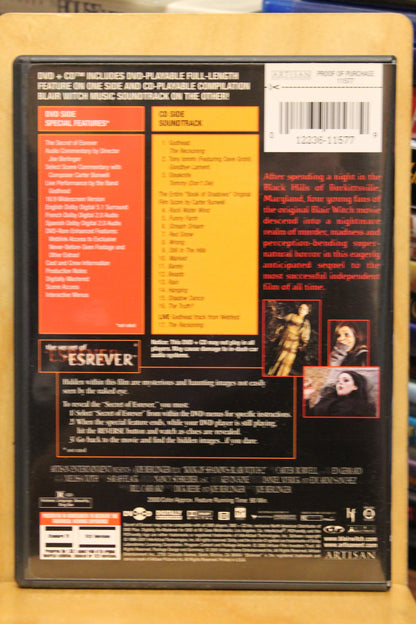 Book of Shadows: Blair Witch 2 DVD