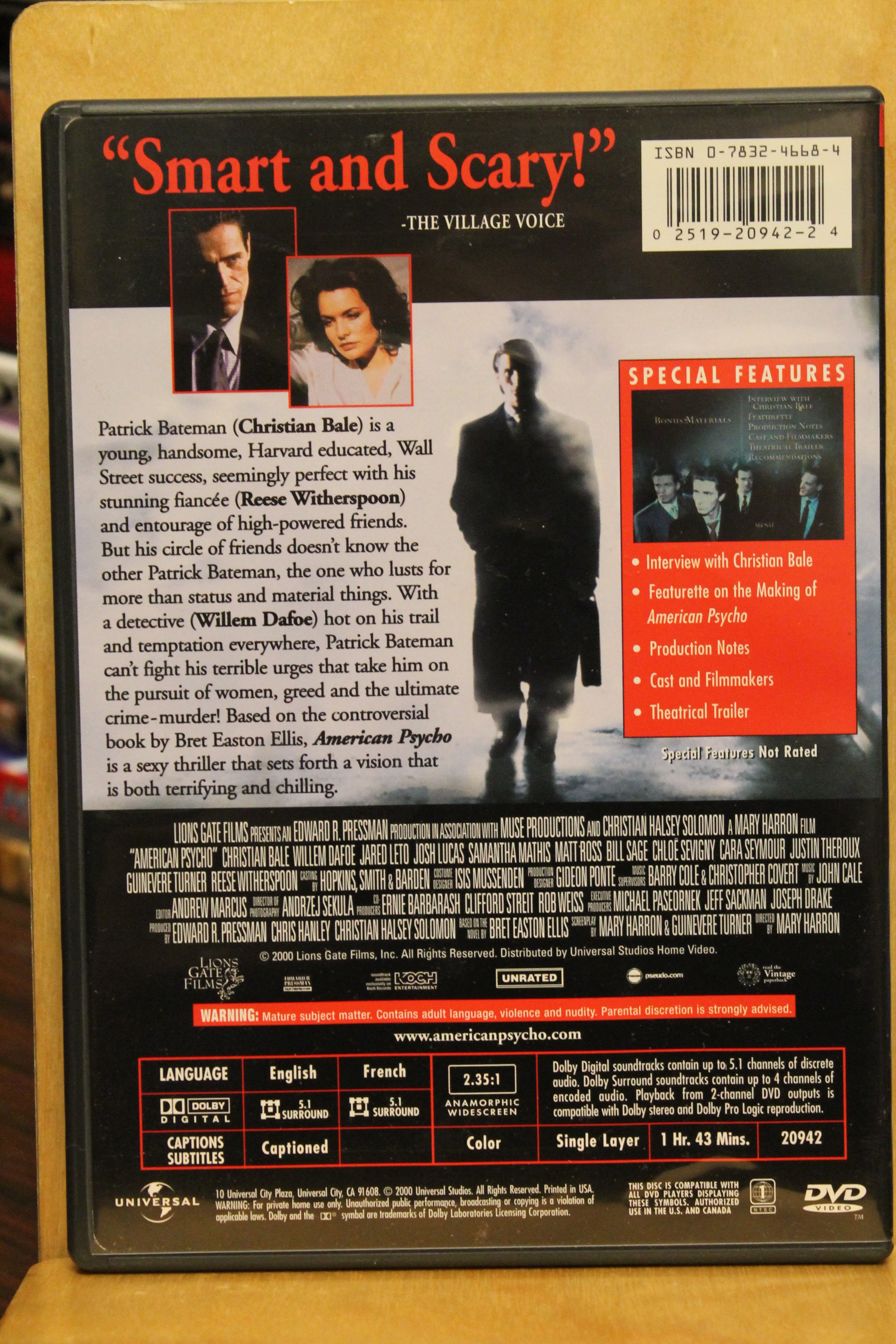 American Psycho DVD