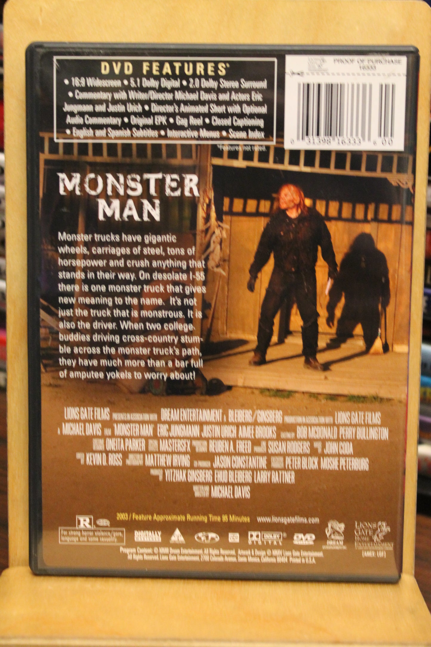 Monster Man DVD